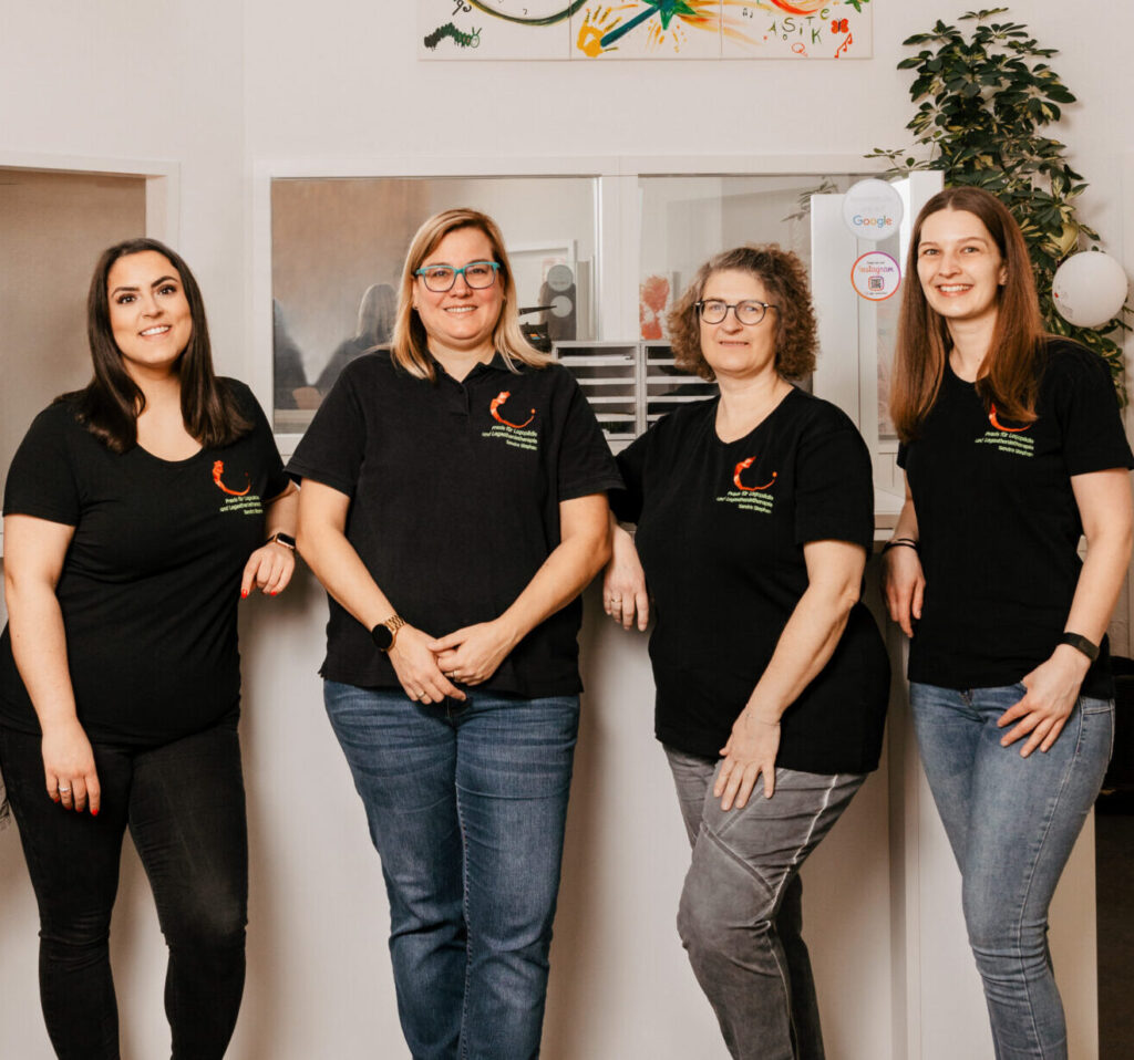 Das Praxisteam der Praxis für Logopädie und Legasthenietheraoie