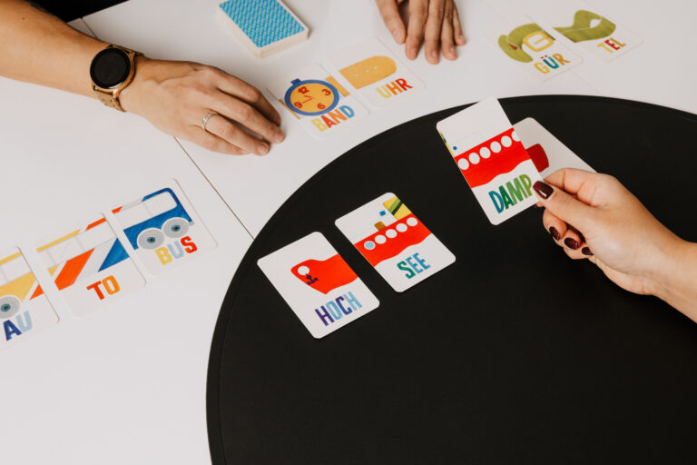 Das Foto zeigt einen Eindruck einer LRS Therapie