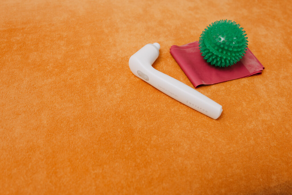 Das Bild zeigt verschiedene Therapiematerialen